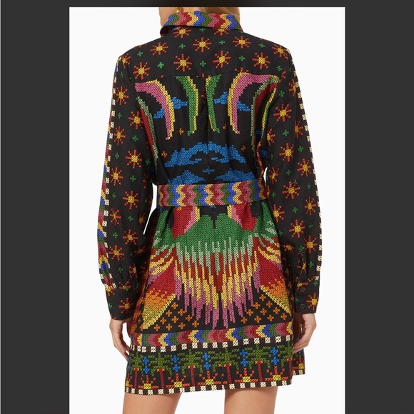 Brand new with tag Farm Rio Linen Blend Dress - Picture 3 of 6